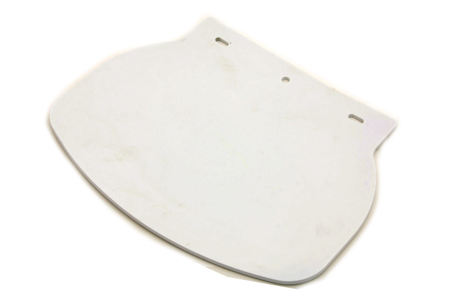 Mud Flap Rubber White Plain
