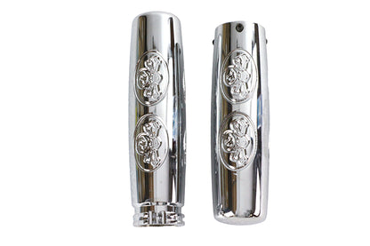 Billet Skull Style Grip Set