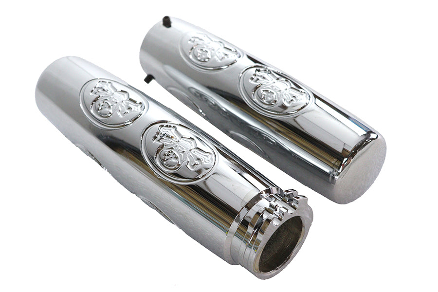 Billet Skull Style Grip Set