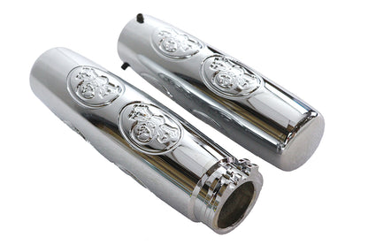 Billet Skull Style Grip Set