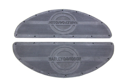 Black Rubber Footboard Mat Set
