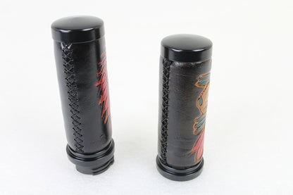 Indian Grip Set with Black Ends