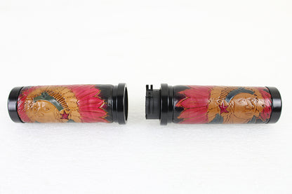 Indian Grip Set with Black Ends