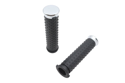Wyatt Gatling Deluxe Grip Set Chrome