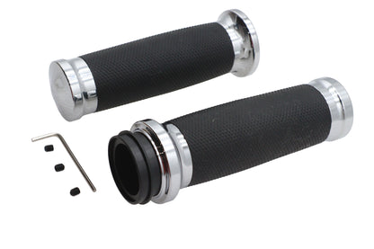 Caliber Handlebar Grip Set Chrome
