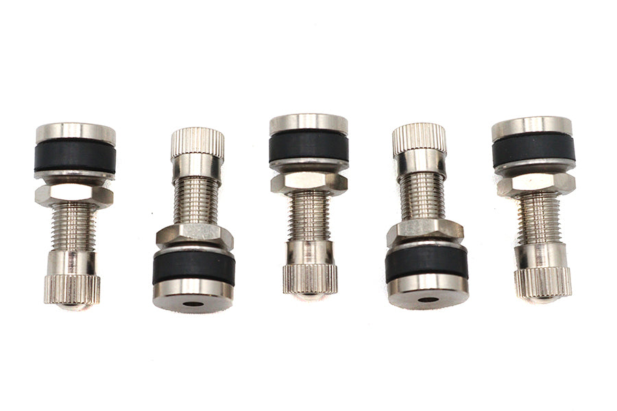 Tubeless Tire Valve For Mag Style Rims Chrome