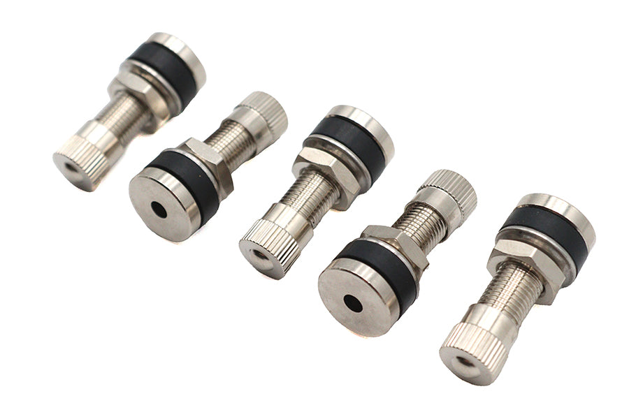 Tubeless Tire Valve For Mag Style Rims Chrome