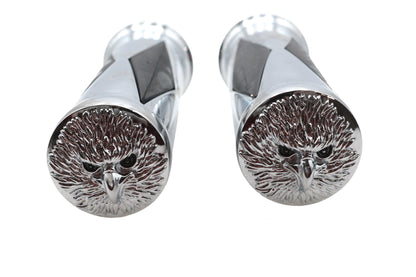 Ultima Diamond Style Grip Set with Chrome Eagle End Cap