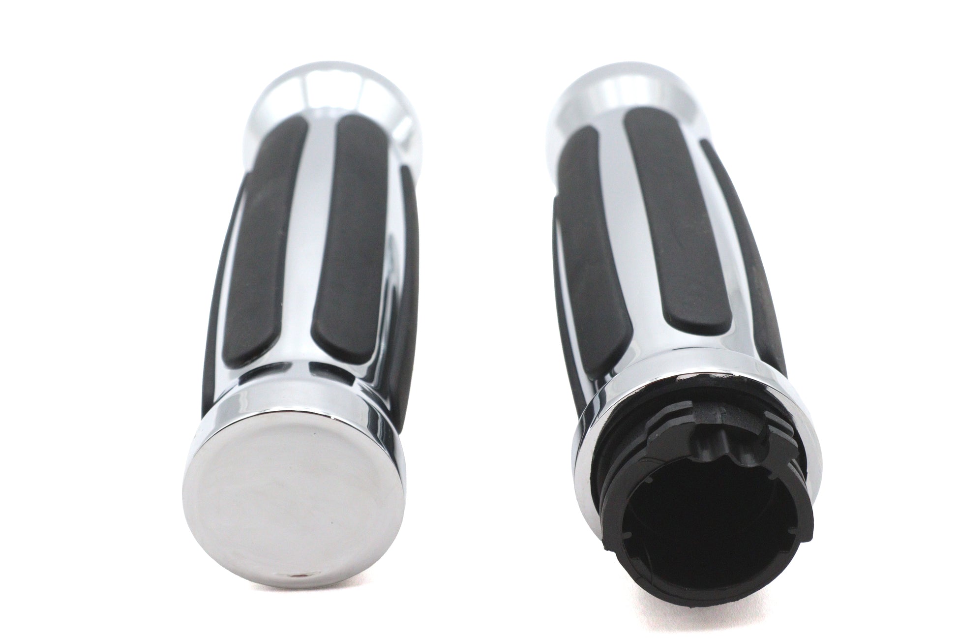 Rail Style Barrel Grip Set Chrome
