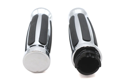Rail Style Barrel Grip Set Chrome