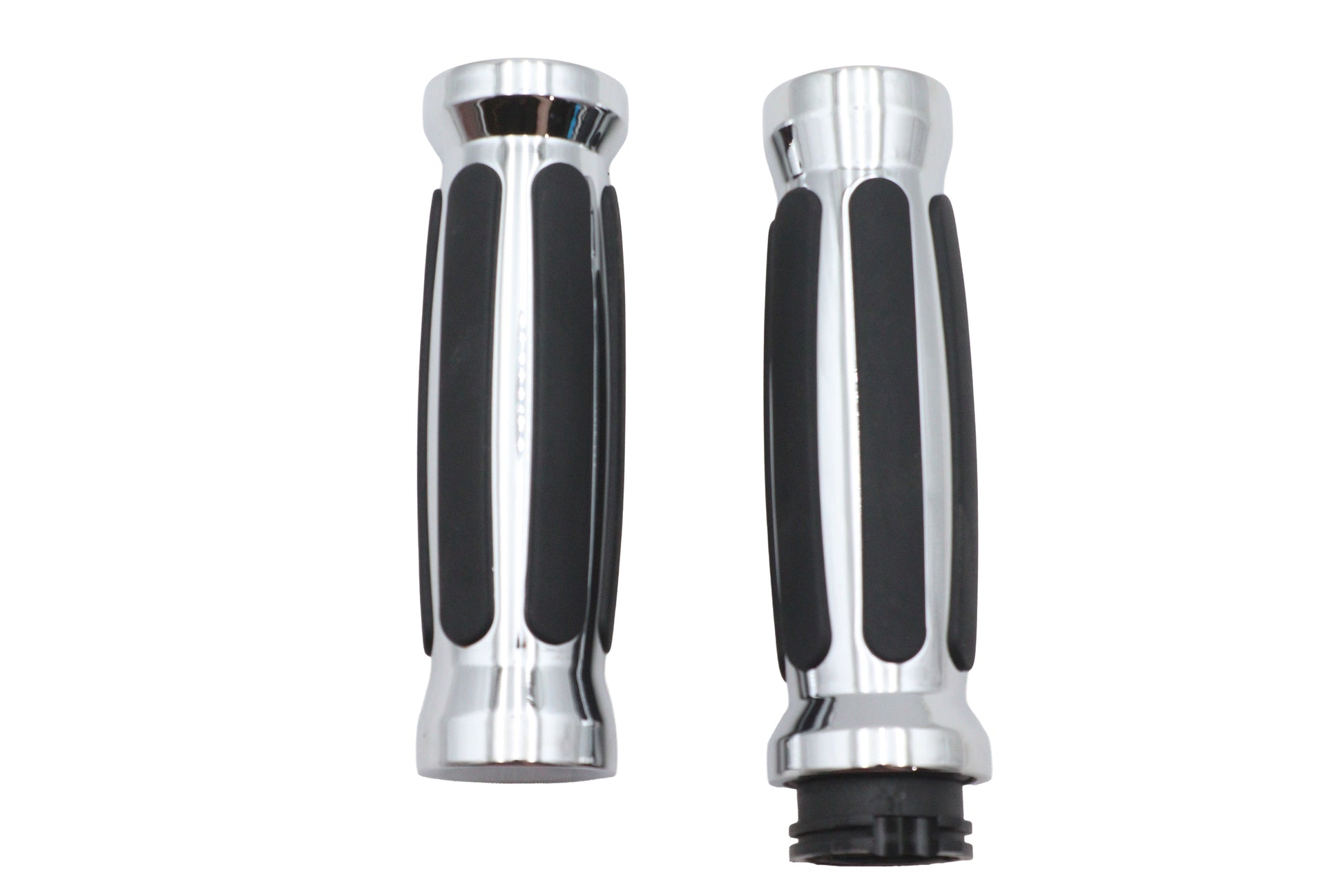 Rail Style Barrel Grip Set Chrome