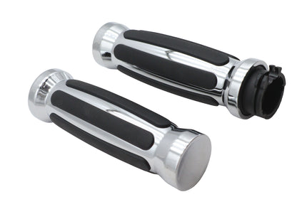 Rail Style Barrel Grip Set Chrome
