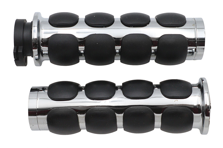 Ultima Cushioned Grip Set with Chrome Ends