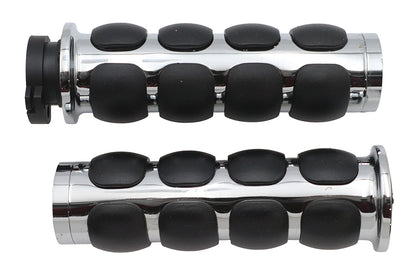 Ultima Cushioned Grip Set with Chrome Ends
