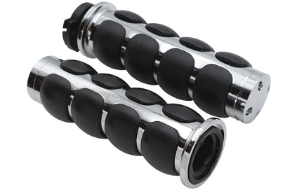 Ultima Cushioned Grip Set with Chrome Ends