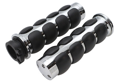 Ultima Cushioned Grip Set with Chrome Ends
