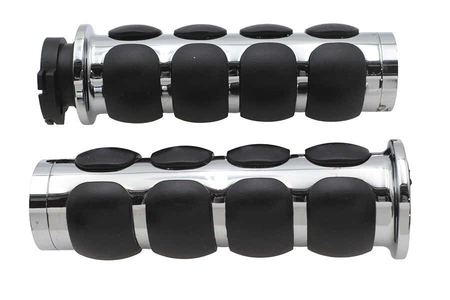 Ultima Cushioned Grip Set with Chrome Ends