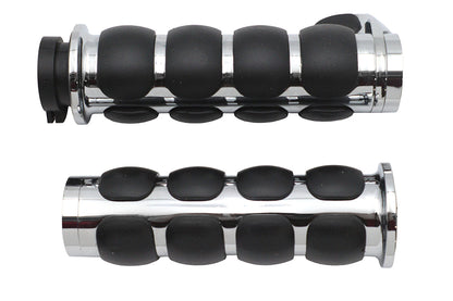 Ultima Cushioned TBW Grip Set with Chrome Ends