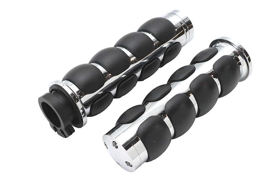 Ultima Cushioned TBW Grip Set with Chrome Ends