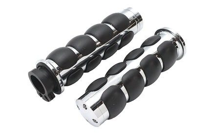 Ultima Cushioned TBW Grip Set with Chrome Ends