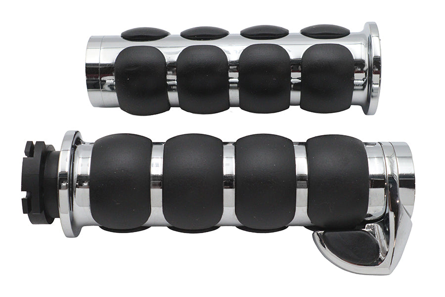 Ultima Cushioned TBW Grip Set with Chrome Ends