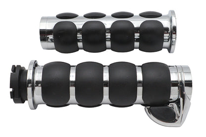Ultima Cushioned TBW Grip Set with Chrome Ends