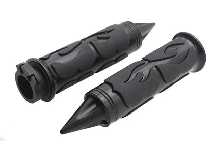 Ultima Spiked Flame Grip Set Black