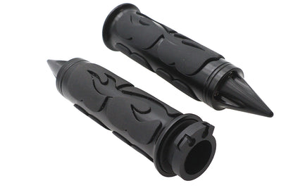 Ultima Spiked Flame Grip Set Black