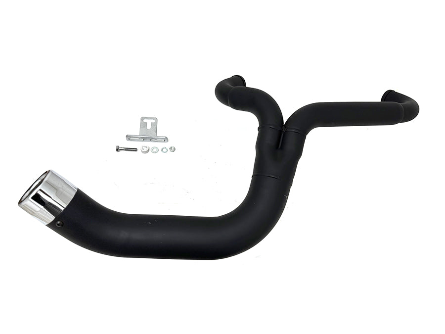 FLT 2:1 Lake Style Exhaust System Black