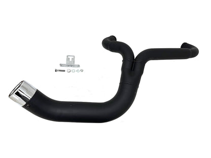 FLT 2:1 Lake Style Exhaust System Black