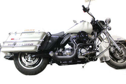 FLT 2:1 Lake Style Exhaust System Black