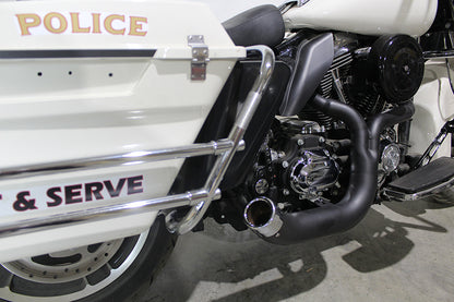 FLT 2:1 Lake Style Exhaust System Black