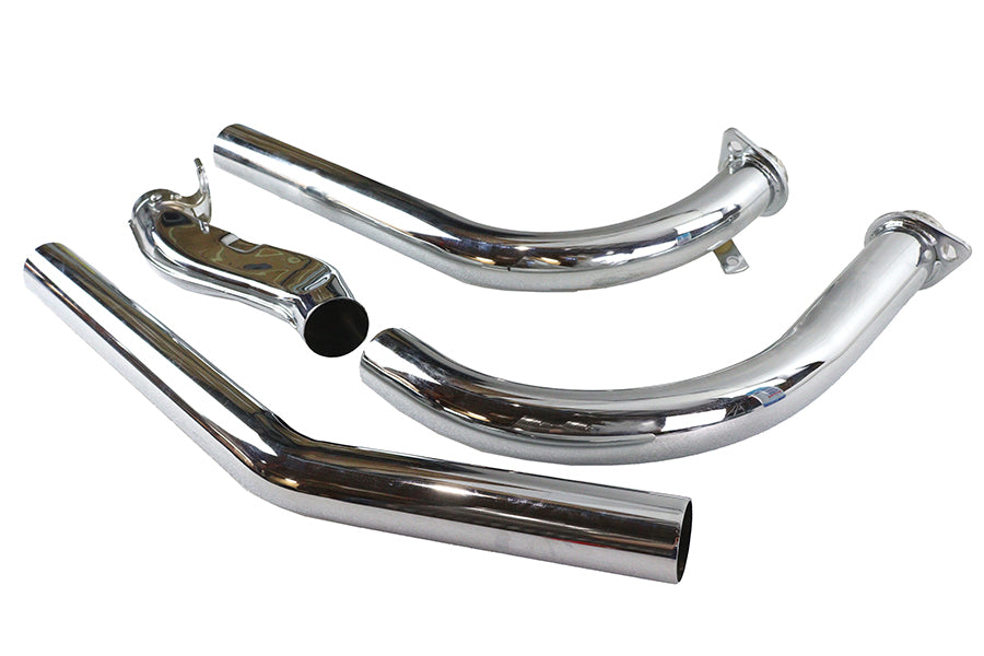 Shovelhead Upsweep Exhaust Header Set Chrome