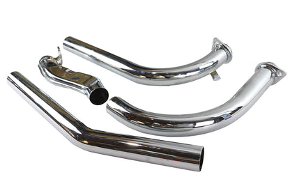 Shovelhead Upsweep Exhaust Header Set Chrome
