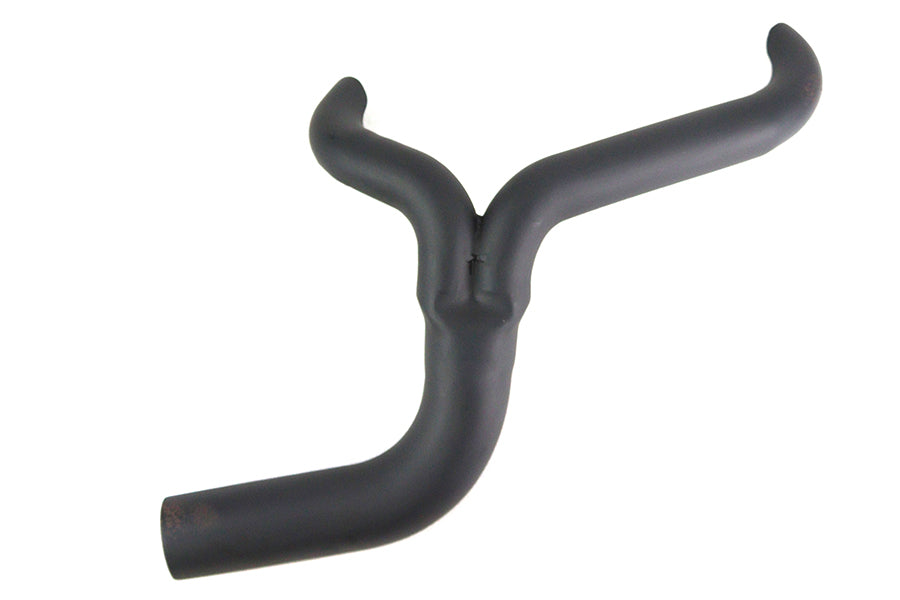 2 into 1 Exhaust Header Set Black