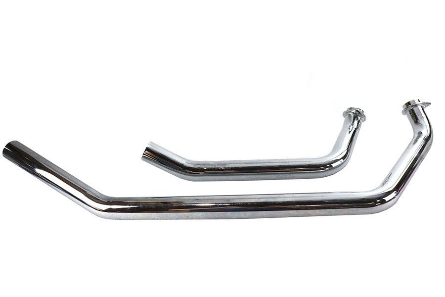 Shovelhead Exhaust Header Set Upsweep Chrome
