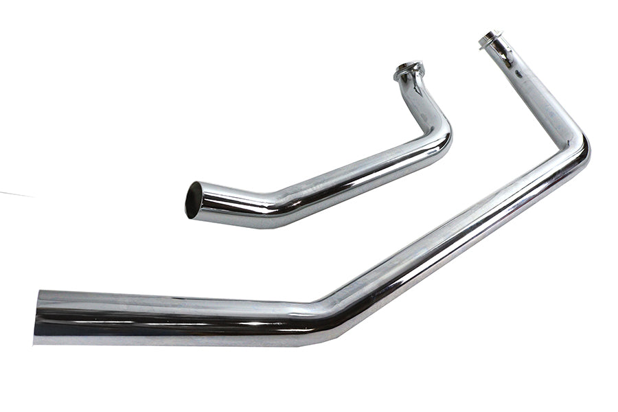 Shovelhead Exhaust Header Set Upsweep Chrome