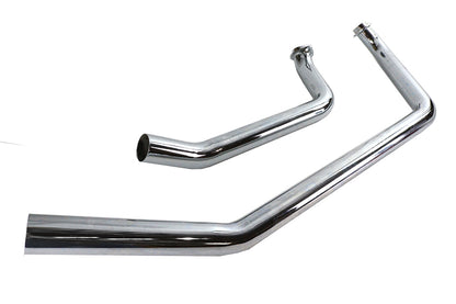 Shovelhead Exhaust Header Set Upsweep Chrome