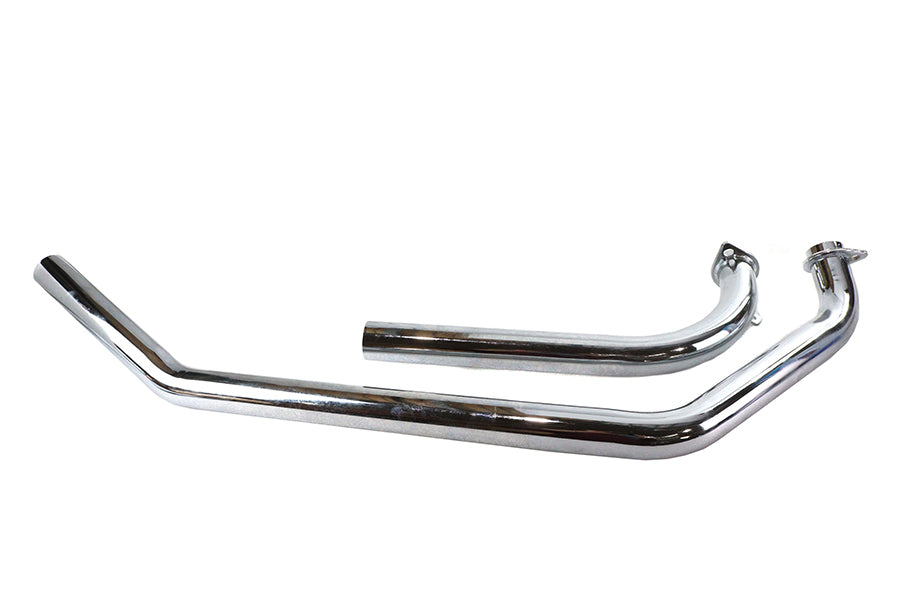 Shovelhead Upsweep Header Pipe Set Chrome