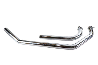 Shovelhead Upsweep Header Pipe Set Chrome
