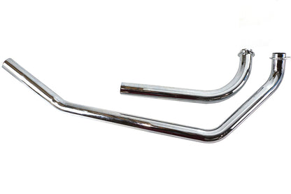 Shovelhead Upsweep Header Pipe Set Chrome