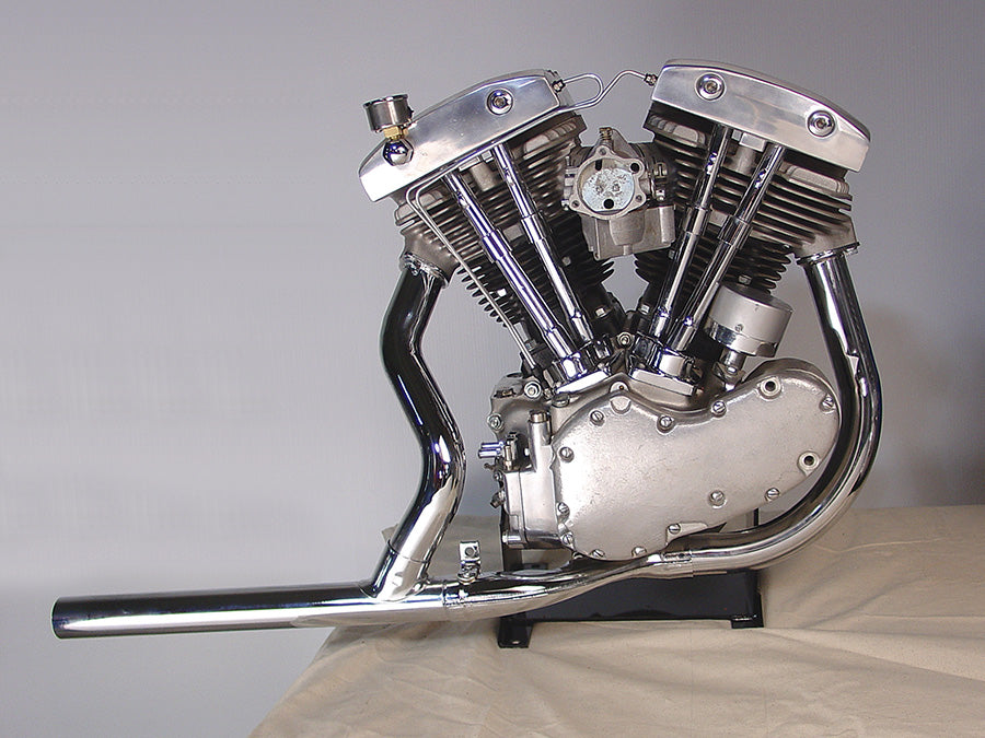 2 into 1 Chrome Exhaust Header Set