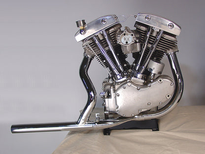 2 into 1 Chrome Exhaust Header Set