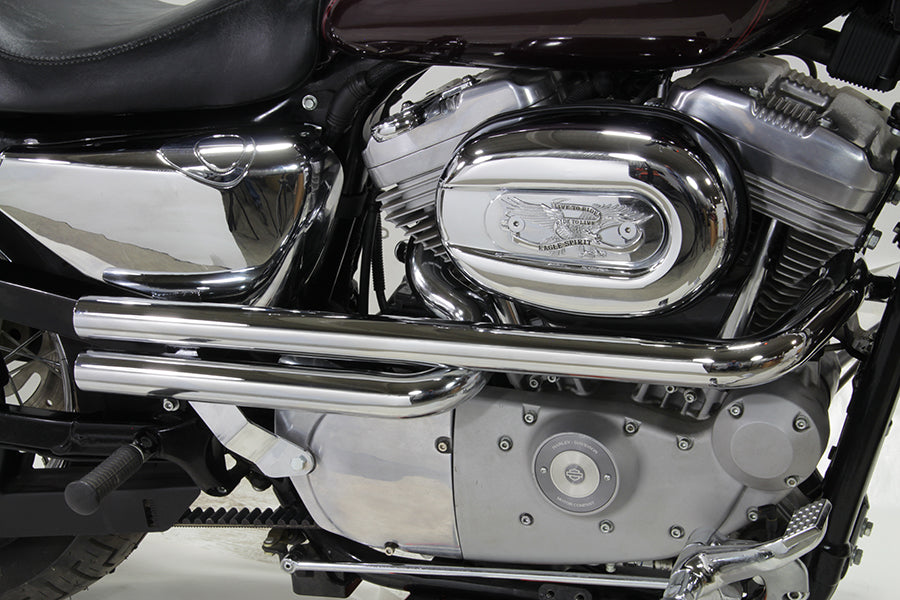 XL Shotgun Exhaust Drag Pipe Set Chrome