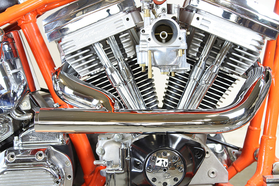 2:1 Siamese Exhaust Header Set Chrome