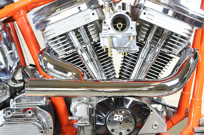 2:1 Siamese Exhaust Header Set Chrome