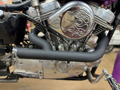 2:1 Siamese Exhaust Header Set Black