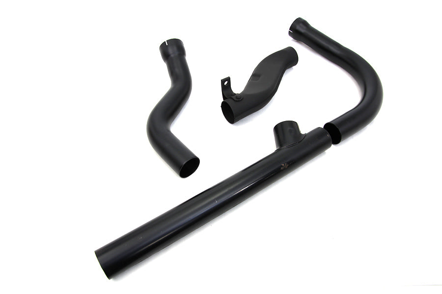 Panhead Exhaust Header Set Black