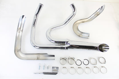 Wyatt Gatling 1-3/4 2 into 1 Exhaust Header Set Chrome