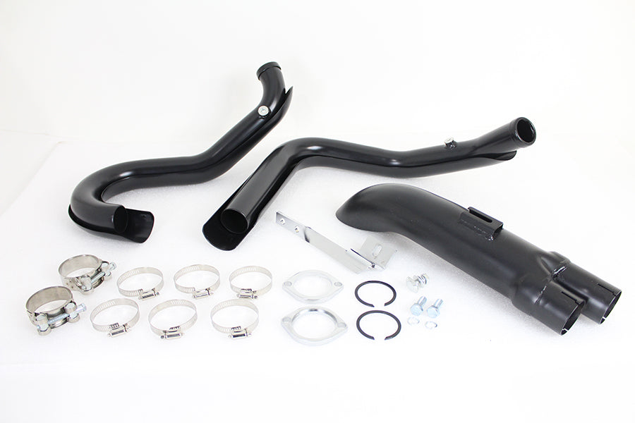 Wyatt Gatling 1-3/4 2 into 1 Exhaust Header Set Black
